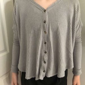 Urban outfitters gray sweater top